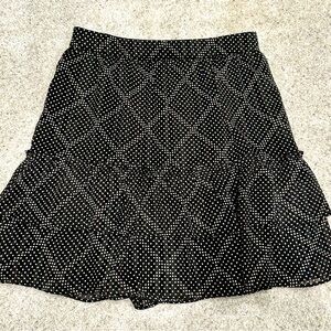 Women’s J.Crew sparkly black skirt